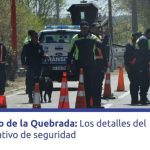 Cristo de la Quebrada: el operativo de seguridad para la festividad comenzará el 29 de abril